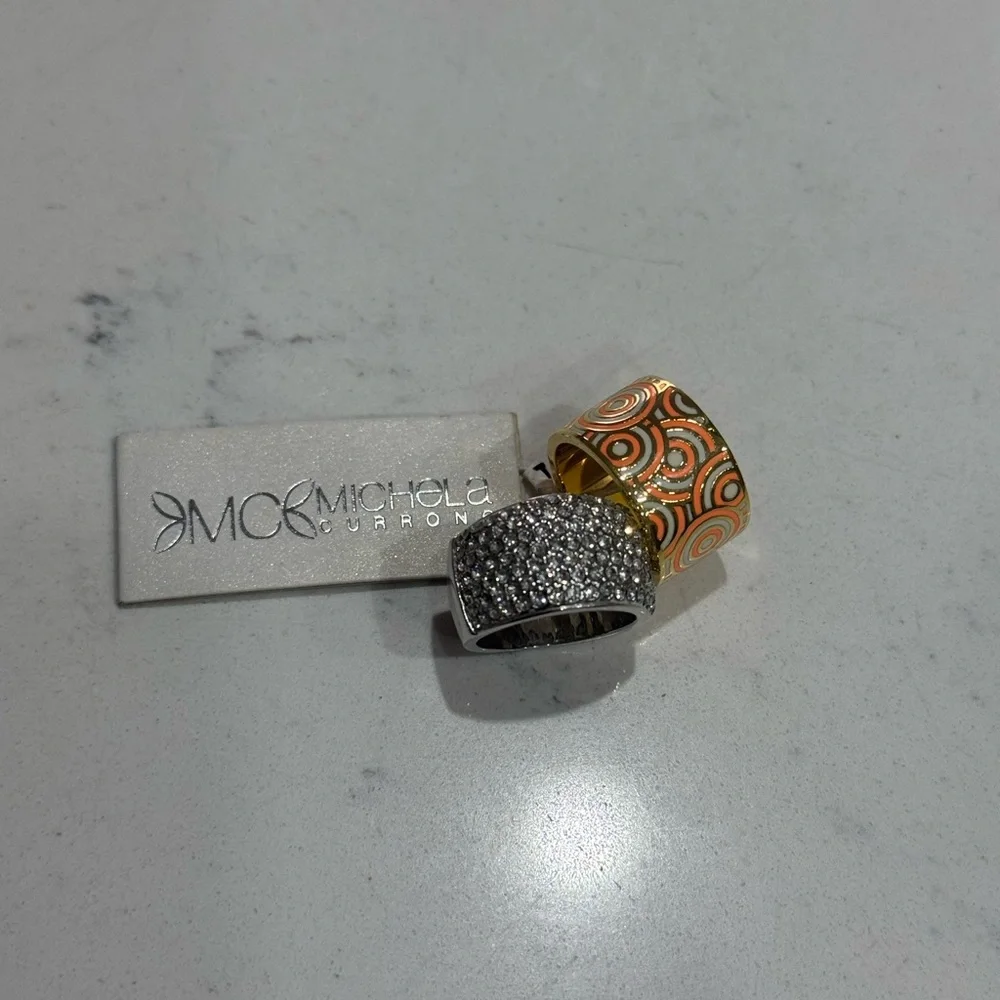 Silver and Gold Rings Set - Picture 5 of 5